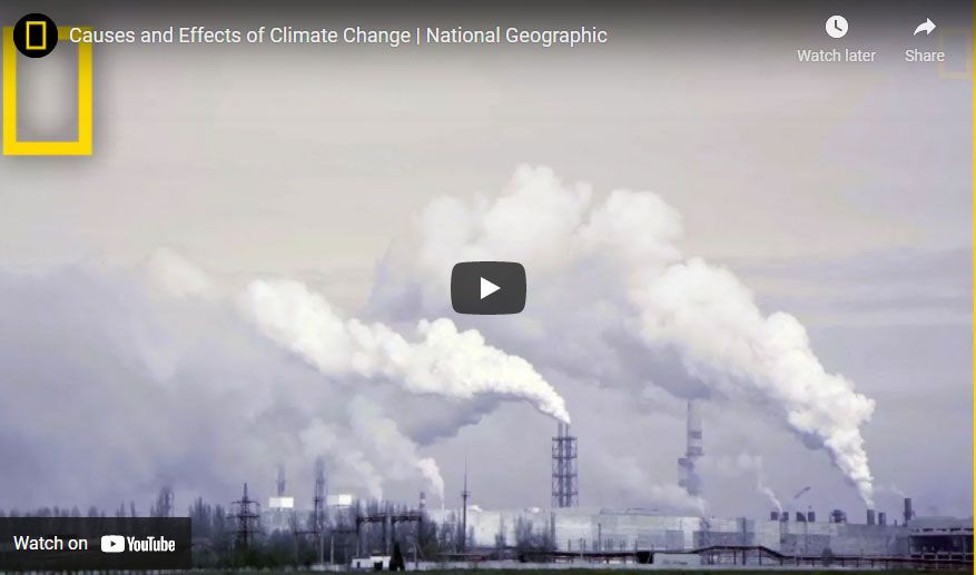 Watch 'Causes and effects of Climate Change' by National Geographic on YouTube